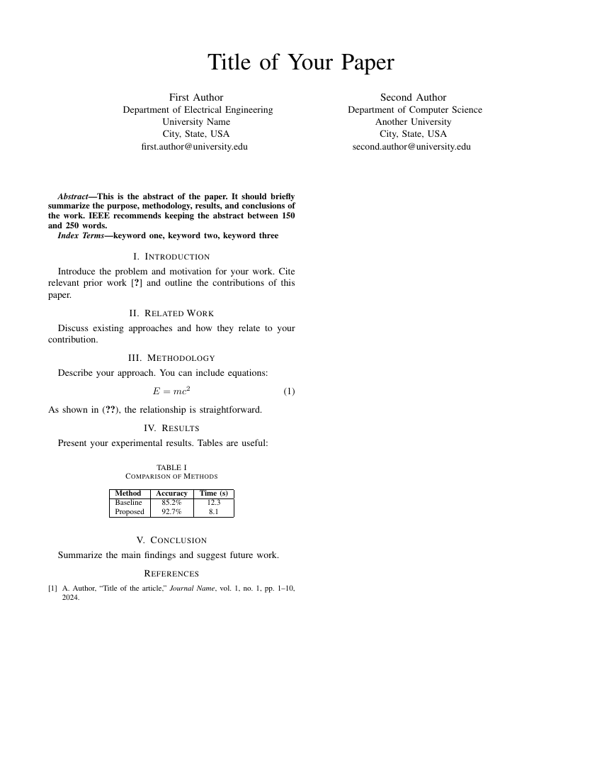 IEEE Article preview