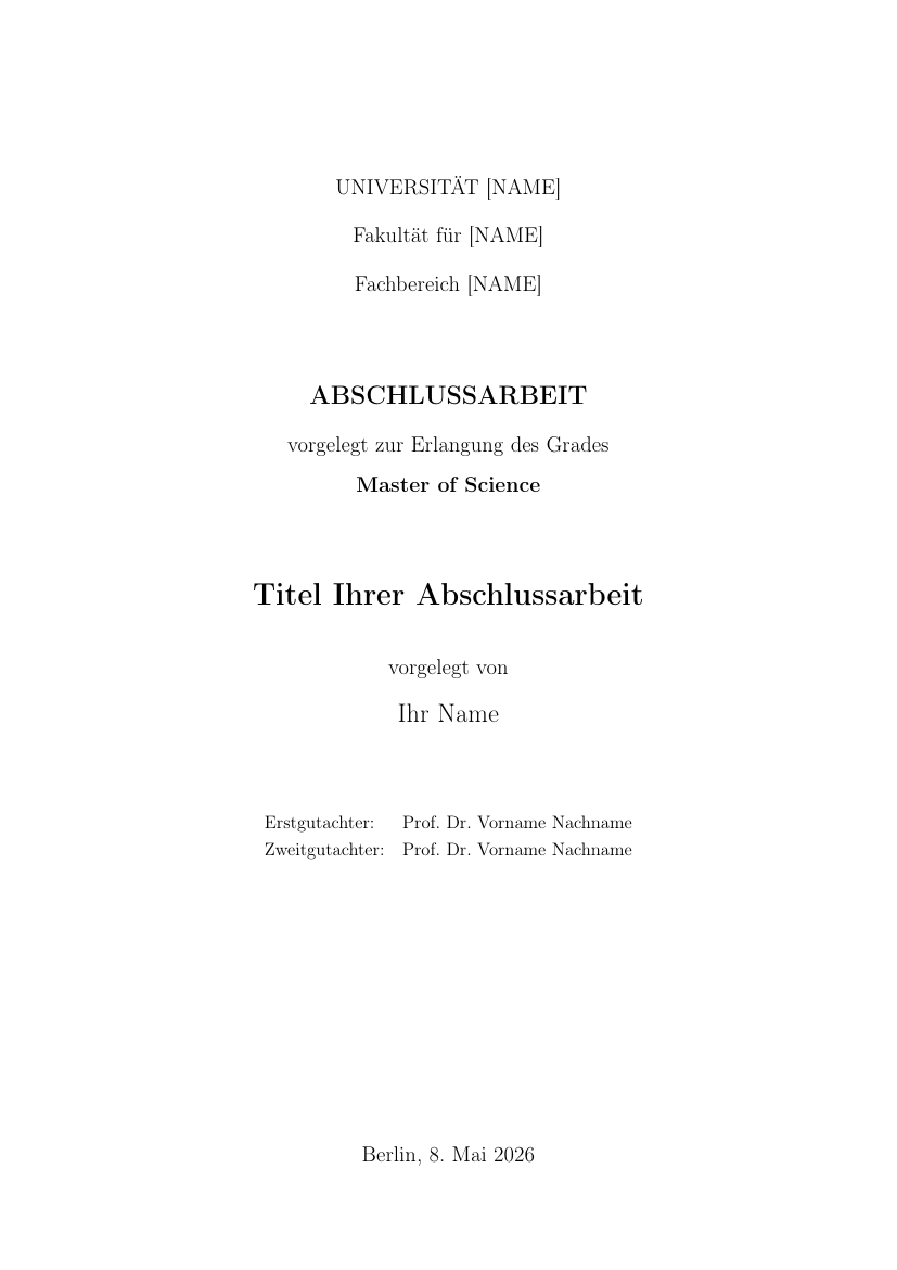 German Thesis