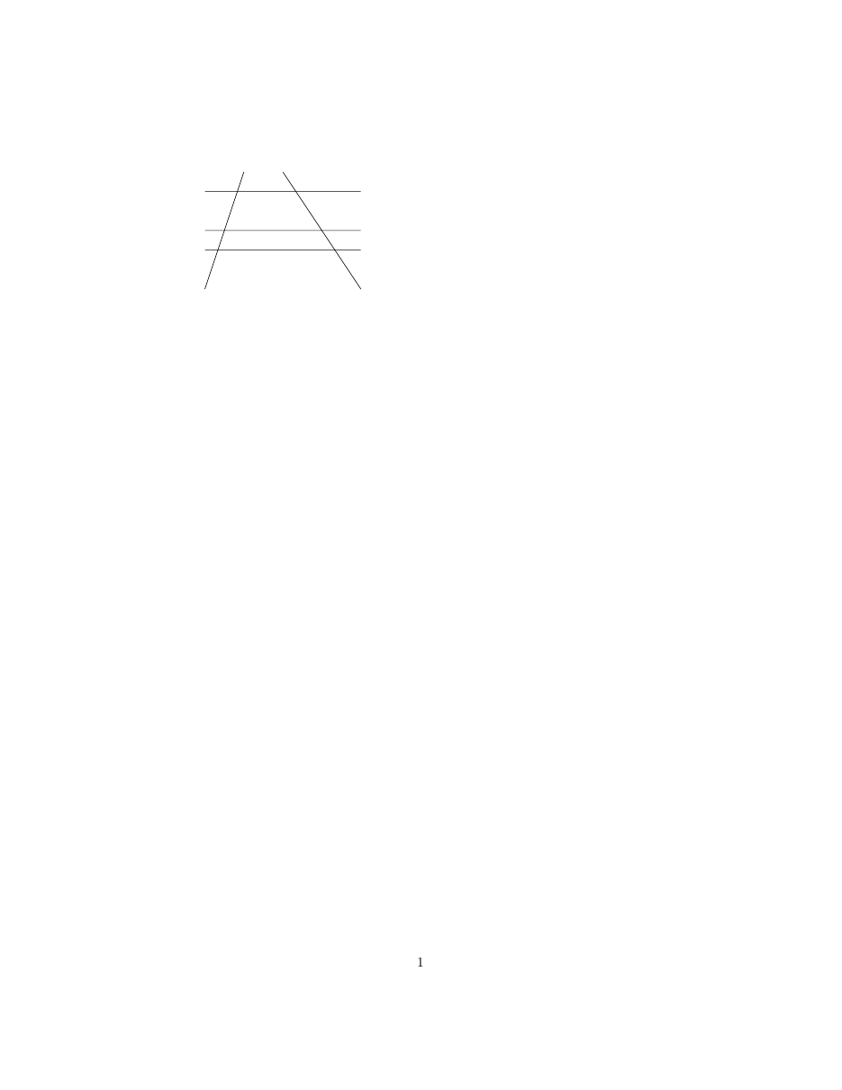 Lignes droites — exemple 5.1